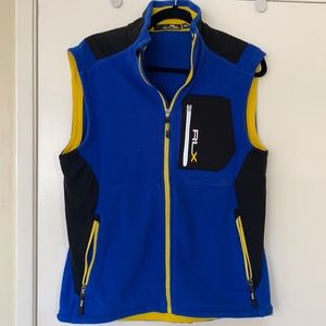RLX RALPH LAUREN  men’s fleece zip up vest